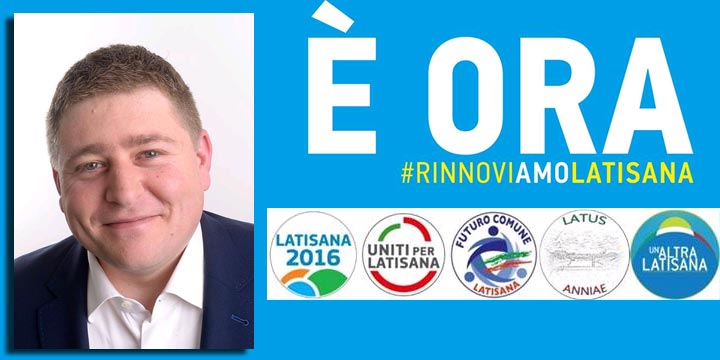 Daniele Galizio candidato sindaco Latisana